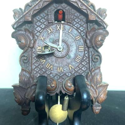 AT342 August C. Keebler Mini Lux Animated Bobbing Cuckoo Clock