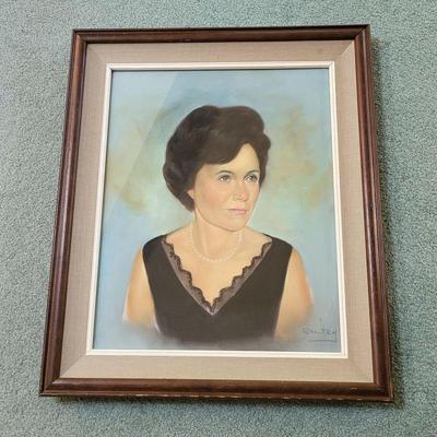 Portrait of 1950s Woman - Signed Gentry