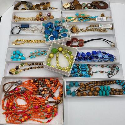 Contemporary Statement Beaded Necklace Variety
