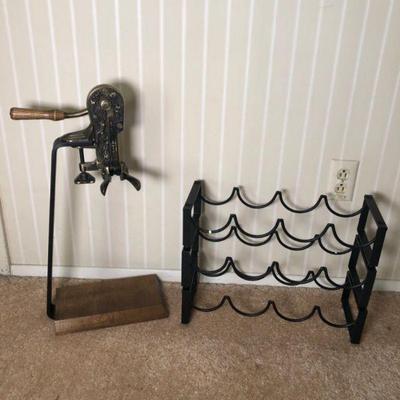 Roger Estate Bottle Opener & Tiered Bottle Rack