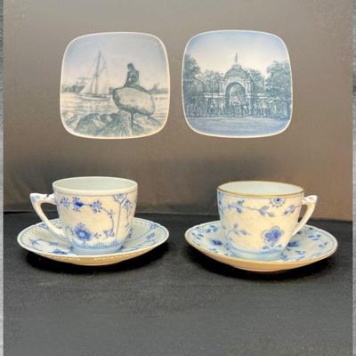 Antique Bing & Grondahl Cup Saucers