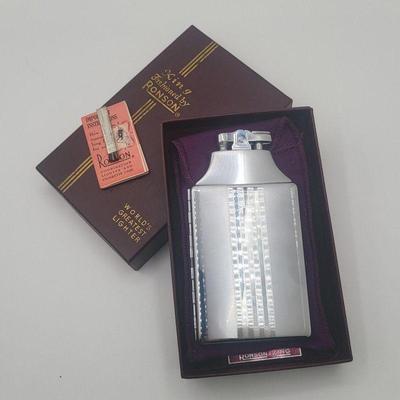 1950's Ronson King Lighter/Case Combo