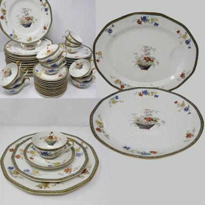 Haviland Ganga Porcelain 9 Person Place Setting