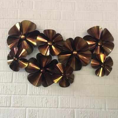 Five Leaf Clover Cluster in Metal