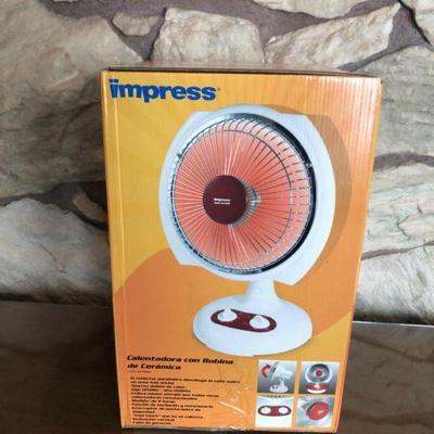 Impress White Ceramic Coil Heater – Oscillating & Stationary Modes