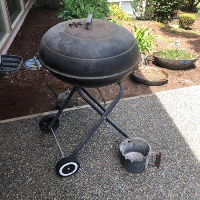 Rustic Stand Alone Charcoal Barbecue & Starter