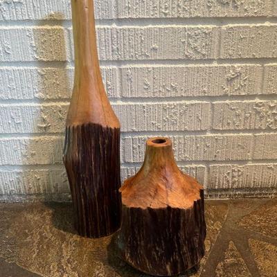 Rustic Handcrafted One-of-a-Kind Vases