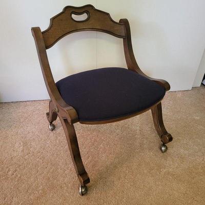 Drexel Esperanto Collection Spanish Revival Chair with Casters