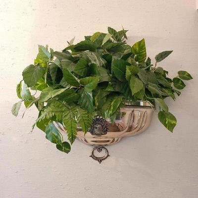 Mid Century Silverplate Wall Sconce