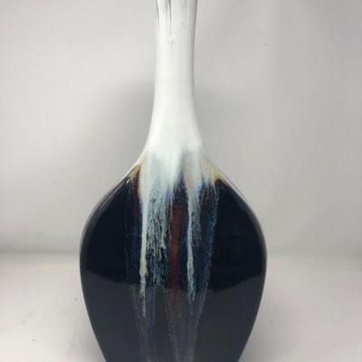 Large Contemporary Gradient Ceramic Vase
