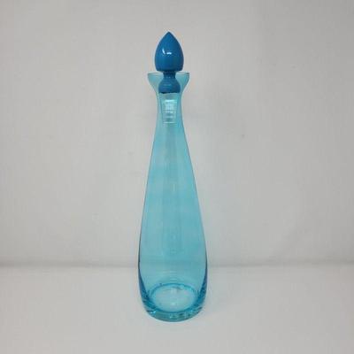 Happy Chic Blue Glass Decanter - Jonathan Adler