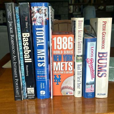 (9pc) Hardcover Books - NY Sports | Rachel Robinson with Lee Daniels –"Jackie Robinson: An Intimate Portrait" NY Jets –...