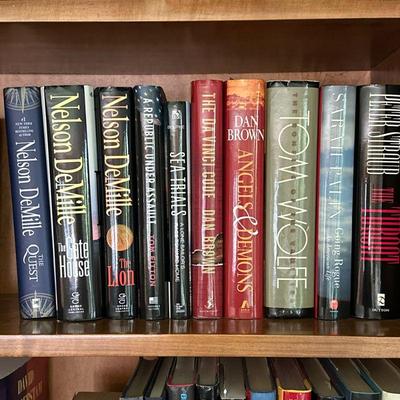 (10pc) Hardcover Books - Thrillers & Memoirs | Nelson DeMille – "The Quest," "The Gate House," and "The...