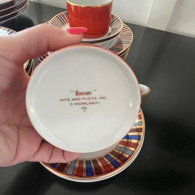 Sale Photo Thumbnail #55: Fitz & Floyd “Ramses” china