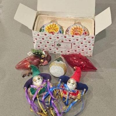 Glass And Ceramic Ornaments 
