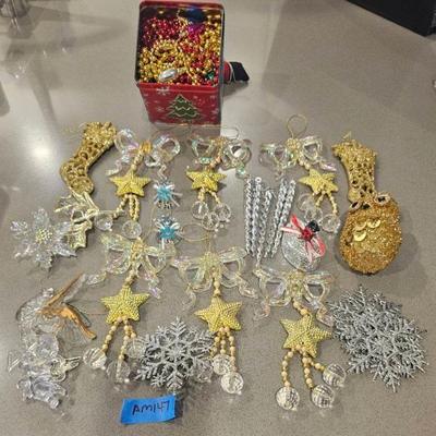 Gold And Silver Colored Ornaments And More
