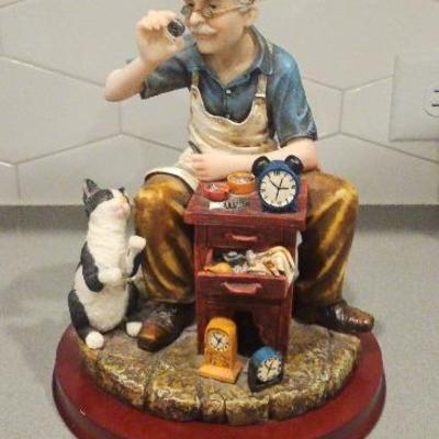 Vintage Marlo Clock Maker Figurine