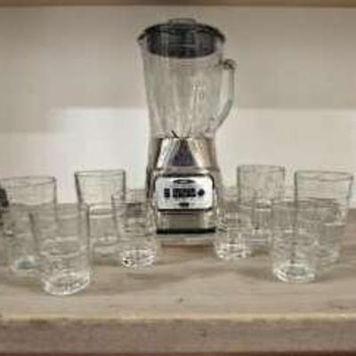 Oster Blender With Juice And Water Glasses