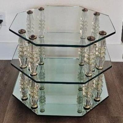 Custom Made Glass Table #2 24-inch Diameter 