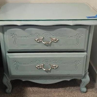 MCM Powder Blue Night Stand