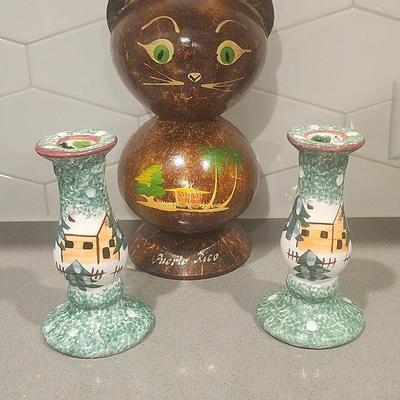 Winter Candlesticks - Jay China And Coconut Coin Bank