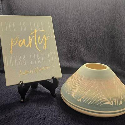 Vintage Clay Vase