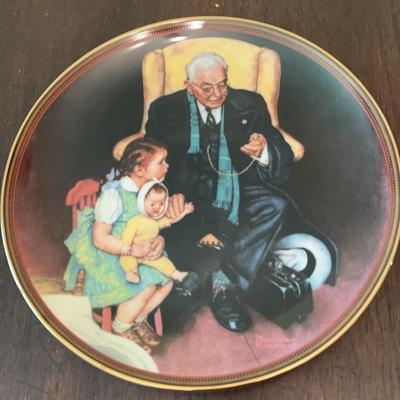 Norman Rockwell Tender Loving Care Plate #19442 Knowles