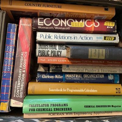 Economics, Biology, Art, Math, And More Book Assortment
