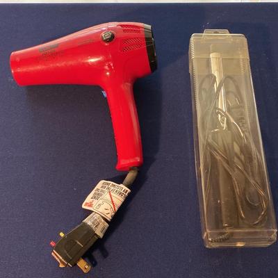 Conair Ionic Cord Keeper Hair Dryer and Alpha Electric Hot Curler