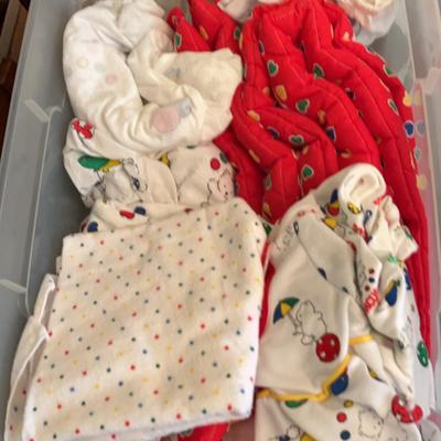 Crib Sheets, Pads, Blankets And Infant Onesies 