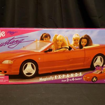 Barbie Mustang Expands From 2 to 4 Seats Brand New In Original Box