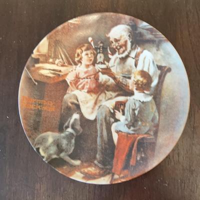Knowles Norman Rockwell The Toymaker Plate #235295  