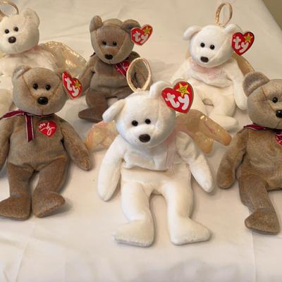 Beanie Babies - 3 Signature Bears $ 3 Halo Bears