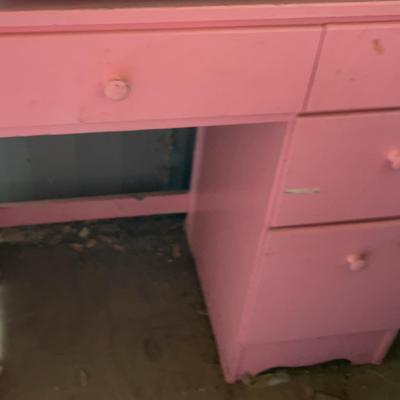 Pink Manicure Table Or Desk
