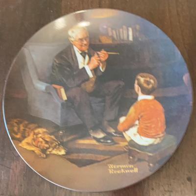 Norman Rockwell The Tycoon Plate #13489A Knowles 