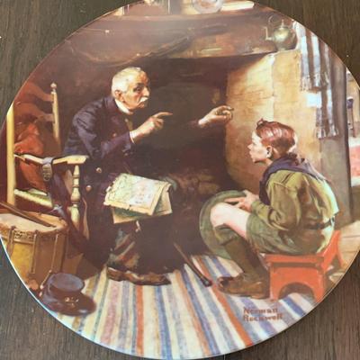 Norman Rockwell The Veteran Plate #111853 Knowles