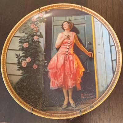 Norman Rockwell Standing In The Doorway Plate #14967A Knowles 