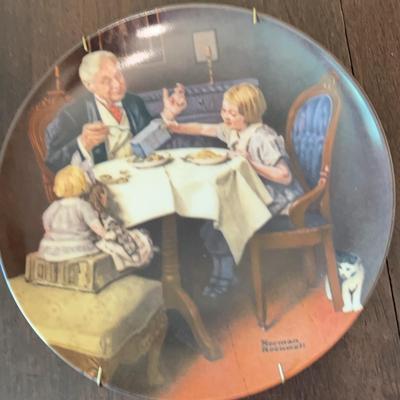 Knowles Norman Rockwell The Gourmet Plate #8434C