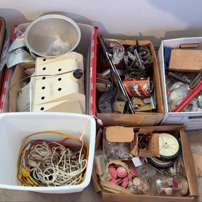 Mystery Tools, Cords, Knobs, And More
