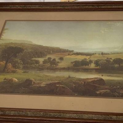 Framed Print Of Landscape 95/375 