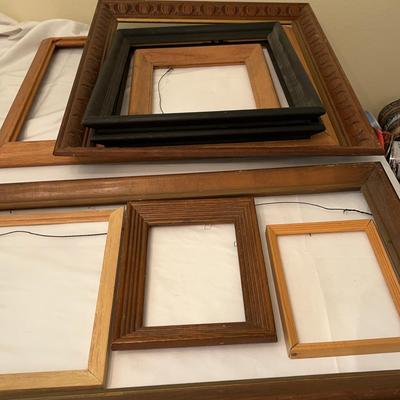 Assorted Wood Frames From 3 X 5 To 20 X 22 
