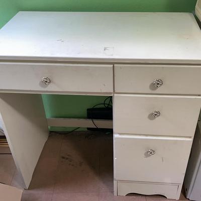 Vintage White Children’s Desk