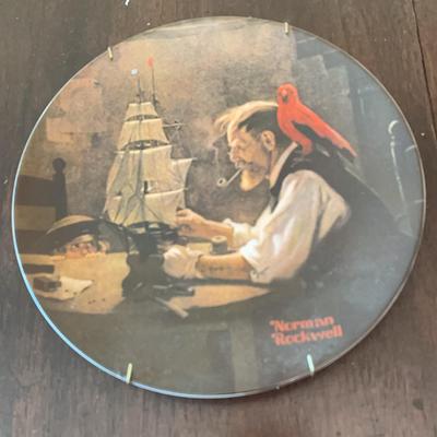 Knowles Norman Rockwell The Ship Builder Plate #11723M 