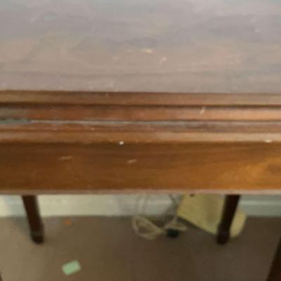 Vintage Sewing Table With Necchi Sewing Machine With Drawers Full Of Sewing Items 