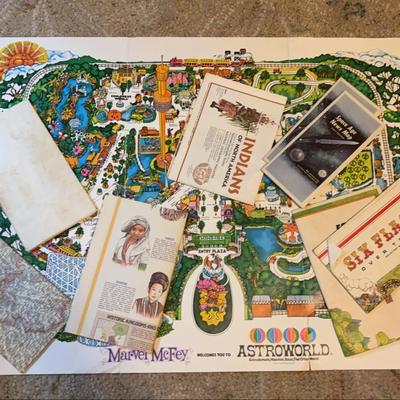 Astroworld, Six Flags And More Maps
