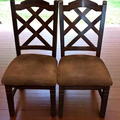 2 Santa Fe Double Crossback Chairs #1