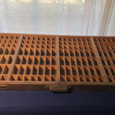Vintage Hamilton Letter Press Drawer