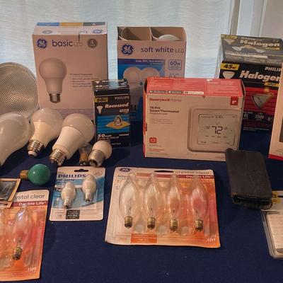 Smart Thermostat and Mystery Light Bulb Lot & More