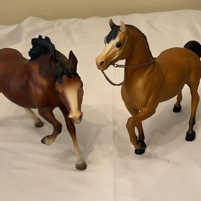 Breyer Prancing Western Horse & Breyer Running Stallion 