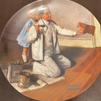 Norman Rockwell The Printer Plate #12548C Knowles